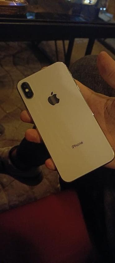 IPhone X, Белый, Беспроводная зарядка