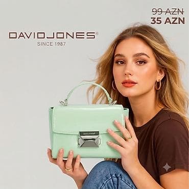 David Jones (Since 1987) qadın çantası - Rəng: açıq nanə-yaşıl (mint)