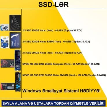 SİM-kartlar: SSD-lər” SAYLA ALANA VƏ USTALARA TOPDAN QİYMƏTLƏ VERİLİR! ⭐2.5 SSD — 2