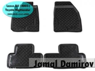 monitor masin ucun: Lexus rx (2003-)toyota highlander (2002-2010) üçün ayaqaltılar — 1