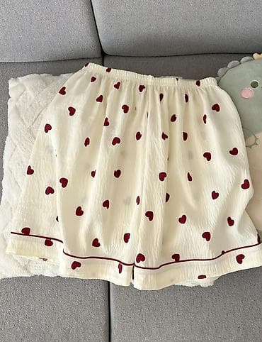Домашние костюмы: Yeni m razmer geyinilmemis pijama satilir qisaqol şortikli — 2