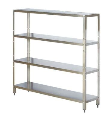 ikinci əl vitrin soyuducu: Resdoran kafe ücün paslamaz stelaj herölcüde hazrlaması — 3