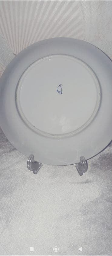 buklet capı: Boşqablar, 1 əd, rəng - Ağ, Farfor, SSRİ — 2