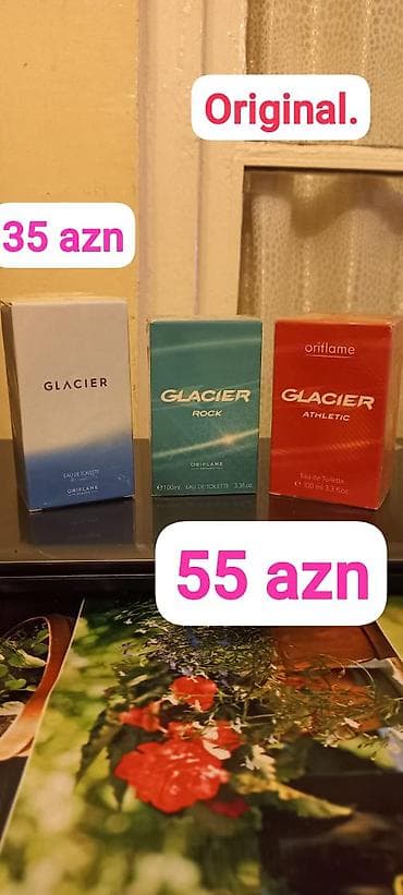 kaşlok kişi: Oriflame ətirləri – orijinal. - Glacier Eau de Toilette 100 ml — 1