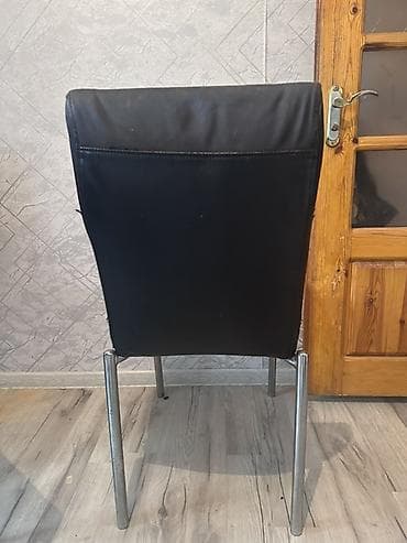 maşın boyası: Mətbəx üçün, Qatlanmayan, rəng - Qara Stul — 1