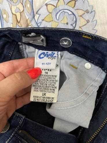 Boşqablar: Джинсы на мальчика 11-12 лет. В отличном состоянии — 4