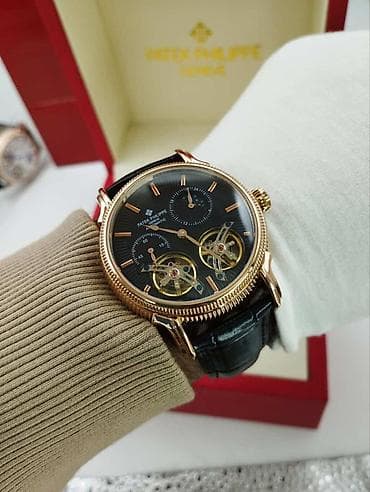 qol satlar: Qol saatı, Patek Phillipe, rəng - Qara — 1