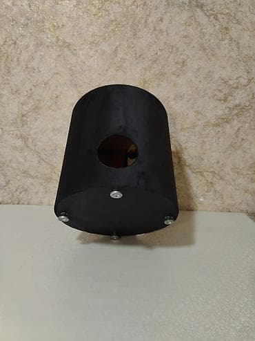 pisik yemeyi: Yuvarlaq dizaynlı, üzərində dəstəyi olan portativ pişik/kiçik heyvan — 3