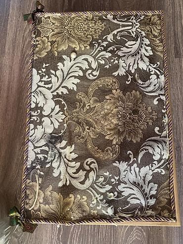 Zərif naxışlı dekorativ tray/servis altlığı - Material: Bərk taxta — 2