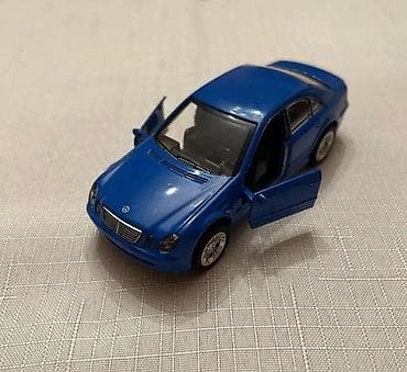Игрушечный транспорт: Mavi rəngli metal oyuncaq maşın modeli - Korpus: metal die-cast — 2