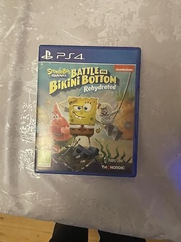 iphone 11 pro adapter: PS4 oyun diski: SpongeBob SquarePants: Battle for Bikini Bottom – — 2