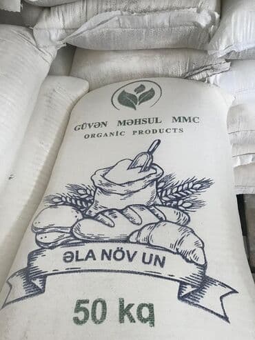 allah yazısı: Unlu məhsullar hazırlamaq üçün "Əla növ un" təklif olunur. Bu un — 3