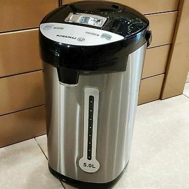 Samovar termopot Korkmaz Sutema Türk istehsali 1100 watt 5 litr — 6