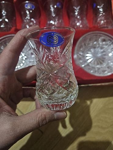 neman xrustal: Çay dəsti, Xrustal, Türkiyə — 3