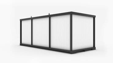 dəmir butqa: 7.00x3.00m bir otaqlı Konteyner ---Uzunluq: 7.00m ---En: 3.00m — 3