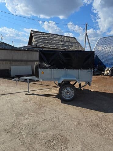 чемодан с инструментами для автомобиля: Yük qoşqusu – yüngül avtomobillər üçün - Tək oxlu, möhkəm metal — 4