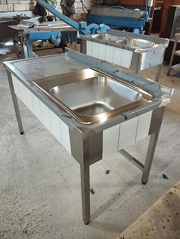 Paslanmayan poladdan (inox) istehsal olunmuş peşəkar mətbəx lavaboları — 3