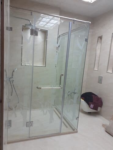 hamam ucun duş kabinleri: Yeni Arakəsmə, Düzbucaqlı, Pulsuz çatdırılma — 5