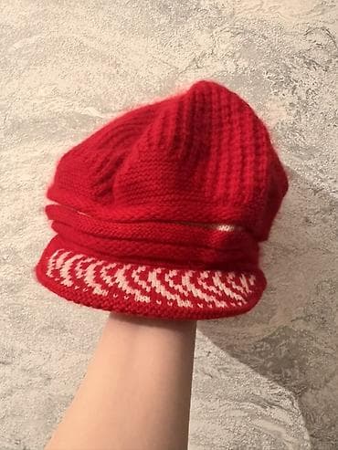 Tezedır Xarıcden alınıb Qırmızı rəngdə toxunma papaq - Material lalafo.az -da Tezedır Xarıcden alınıb Qırmızı rəngdə toxunma papaq - Material