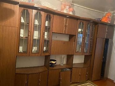 hamam dolab: Qonaq otağı üçün iri modular divar dolabı - Material: ağac teksturalı — 2