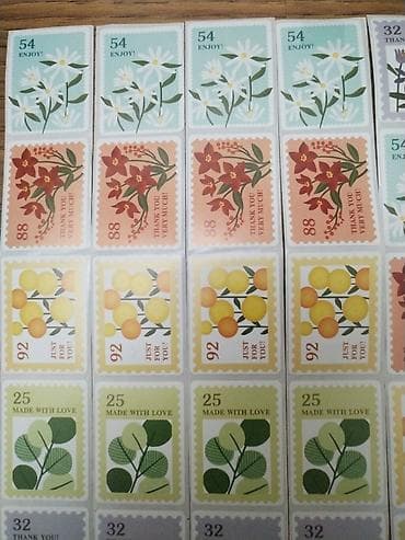 ad gunu hediyeleri: Məhsul: Yapışqan dekorativ etiketlər dəsti – markaya bənzər dizayn — 2