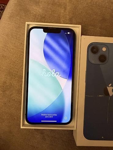 telefonlar iphone: IPhone 13, 128 GB, Mavi, Face ID — 8