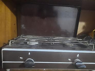 soba peci: Qaz sobası Stolüstü, 2 gözlü, İşlənmiş — 4