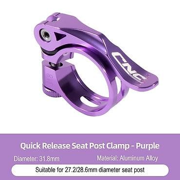 Velosiped Oturacaq Borusu üçün Sürətli Açılan Qısqac (Quick Release