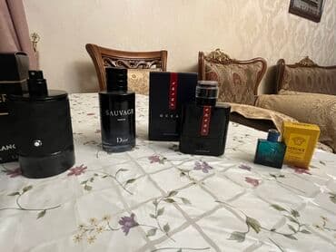 Müxtəlif brend kişi ətirləri seti Boş originaç flakonlar Şəkillərdə — 2