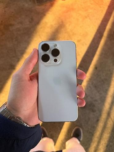 IPhone 15 Pro, 128 GB, Gümüşü, Face ID lalafo.az -da IPhone 15 Pro, 128 GB, Gümüşü, Face ID