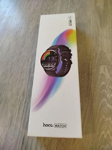 Toy paltarları və aksesuarları: Smart saat, Hoco, Sensor ekran, rəng - Qara — 1