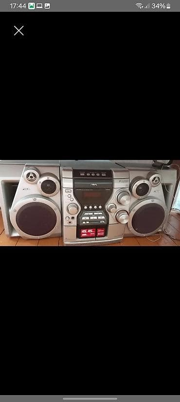 Aiwa mikro-musiqi mərkəzi – kompakt, güclü səsli ev audio sistemi