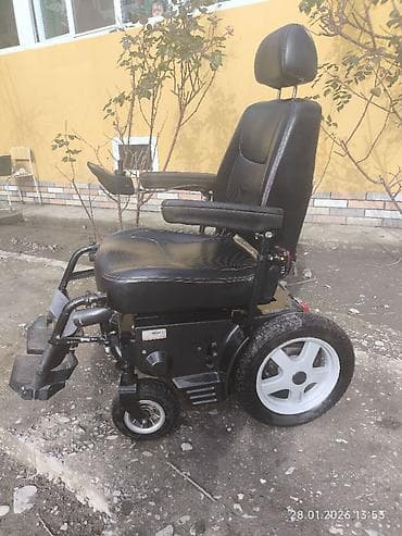 tibbi xalat satışı: Elektron motorlu əlil arabası saz vəziyyətdə. Təzə akmulyator qoymuşam — 6
