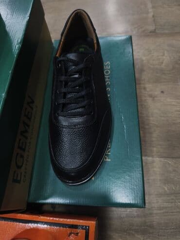 ayaqqabı кожание: Kişi ayaqqabıları – klassik və gündəlik modellər - Material: qara və — 15