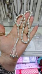 kehraba tesbeh: Gümüş təsbeh kolleksiyası.qiymet 100 m.dan baslayir - Material: gümüş — 25