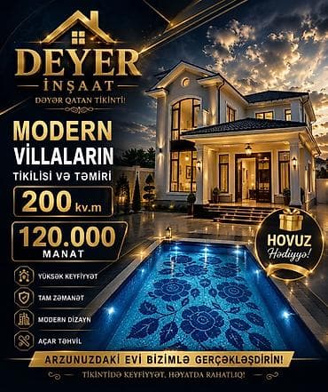 ayna qapi: Dəyər İnşaat – Modern villaların tikintisi və təmiri - Sahə: 200 kv.m — 6