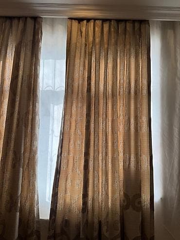 ucuz tul perde: Yeni, Pərdə, rəng - Bej — 3