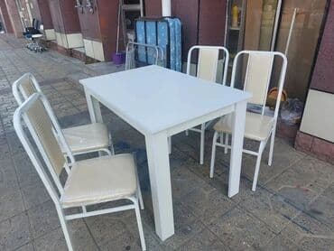 Yeni, Dördbucaq masa, 4 stul lalafo.az -da Yeni, Dördbucaq masa, 4 stul