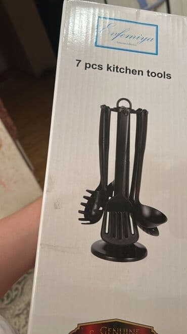 sogan dograyan aparat: Evfemiya “7 pcs kitchen tools” – 7 hissəli mətbəx alətləri dəsti — 1