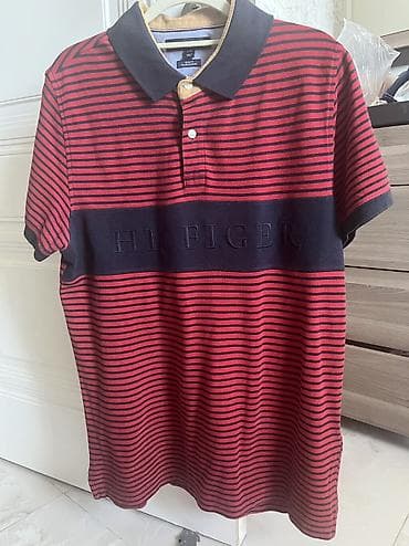 Köynəklər: Original tommy hilfiger L olcu 5-6 defe geyinilib yeni kimidi 150 azn — 1
