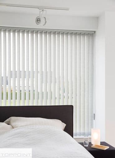 mətbəx ucun pərdələr: Şaquli jalüz pərdələr - Dizayn: 89–127 mm enində şaquli lamellər — 3