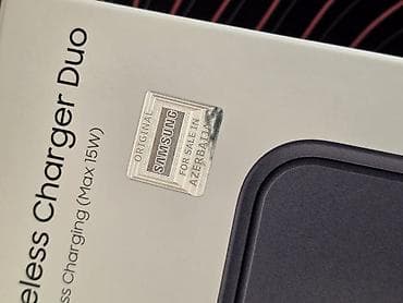 samsung pilisos: Simsiz şarj cihazı Samsung, 15 Vt, İşlənmiş — 3