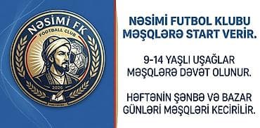 Nəsimi FK futbol məşqləri - Nəsimi Futbol Klubu məşqlərə start verir — 1