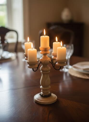 dadsan yağı qiymeti: Antik şamdan ideal vəaiyyətdə təzə material latun və mərmər Əcəmi — 1