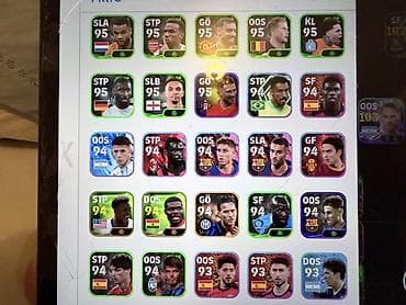 EFootball hesabı/squad – yüksək reytinqli oyunçu kolleksiyası - Oyun — 1