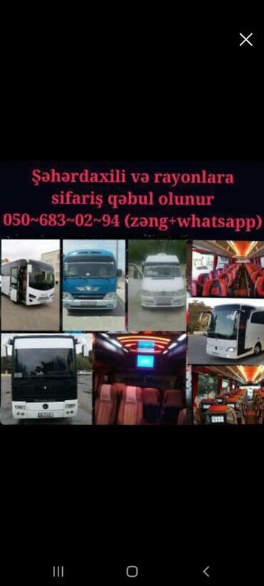 sumqayit evakuator: Seherdaxili ve rayonlara avtobus sifarişlərinin qəbulunu teskil — 4