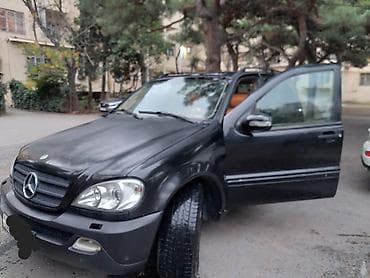 Nəqliyyat: Mercedes-Benz M-Class (W163) SUV - Kuzov: 5 qapılı, qara rəng - — 3