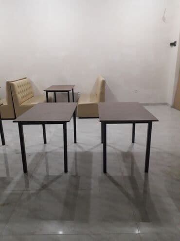 стеклянный стол: Новый, Квадратный стол, 4 стула, Нераскладной, Азербайджан — 14