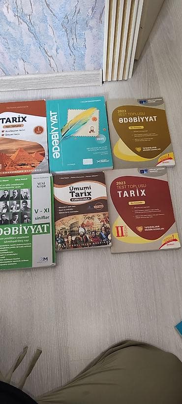Tarix və Ədəbiyyat üzrə abituriyent-seti Paketə daxil olan dərslik və