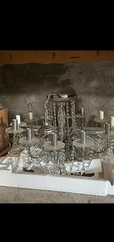 şam qəlibi: Çılçıraq, 10 və daha çox lampa, Metal — 1